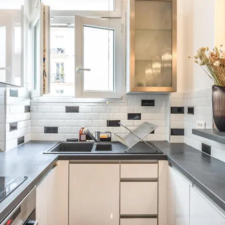 Cosy & Design Apartment 4 Guests - Eiffel Tower Parijs Buitenkant foto