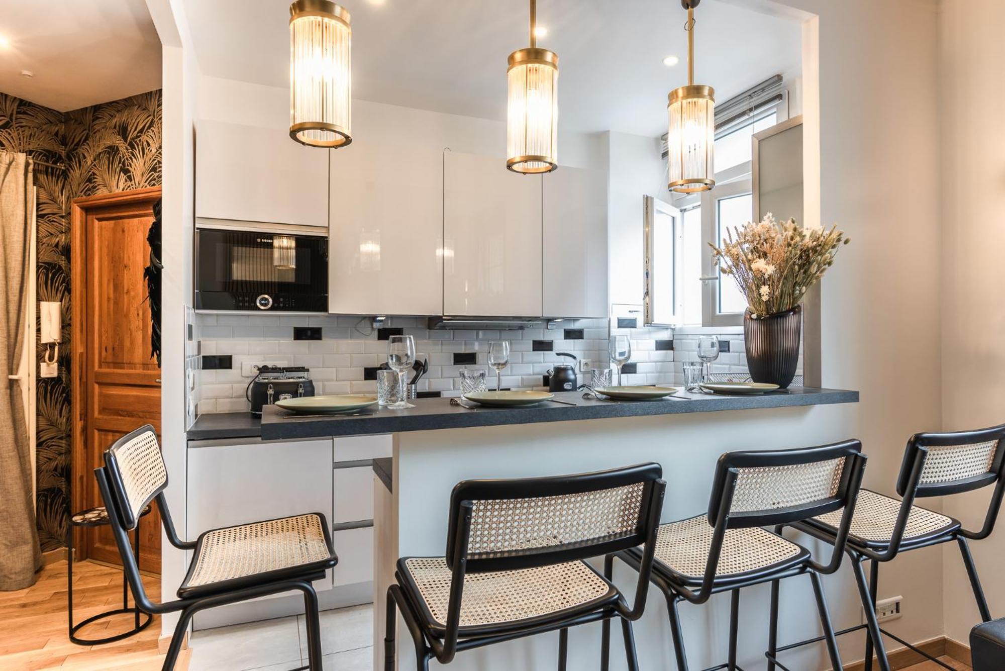 Cosy & Design 4 Guests - Eiffel Tower Appartement