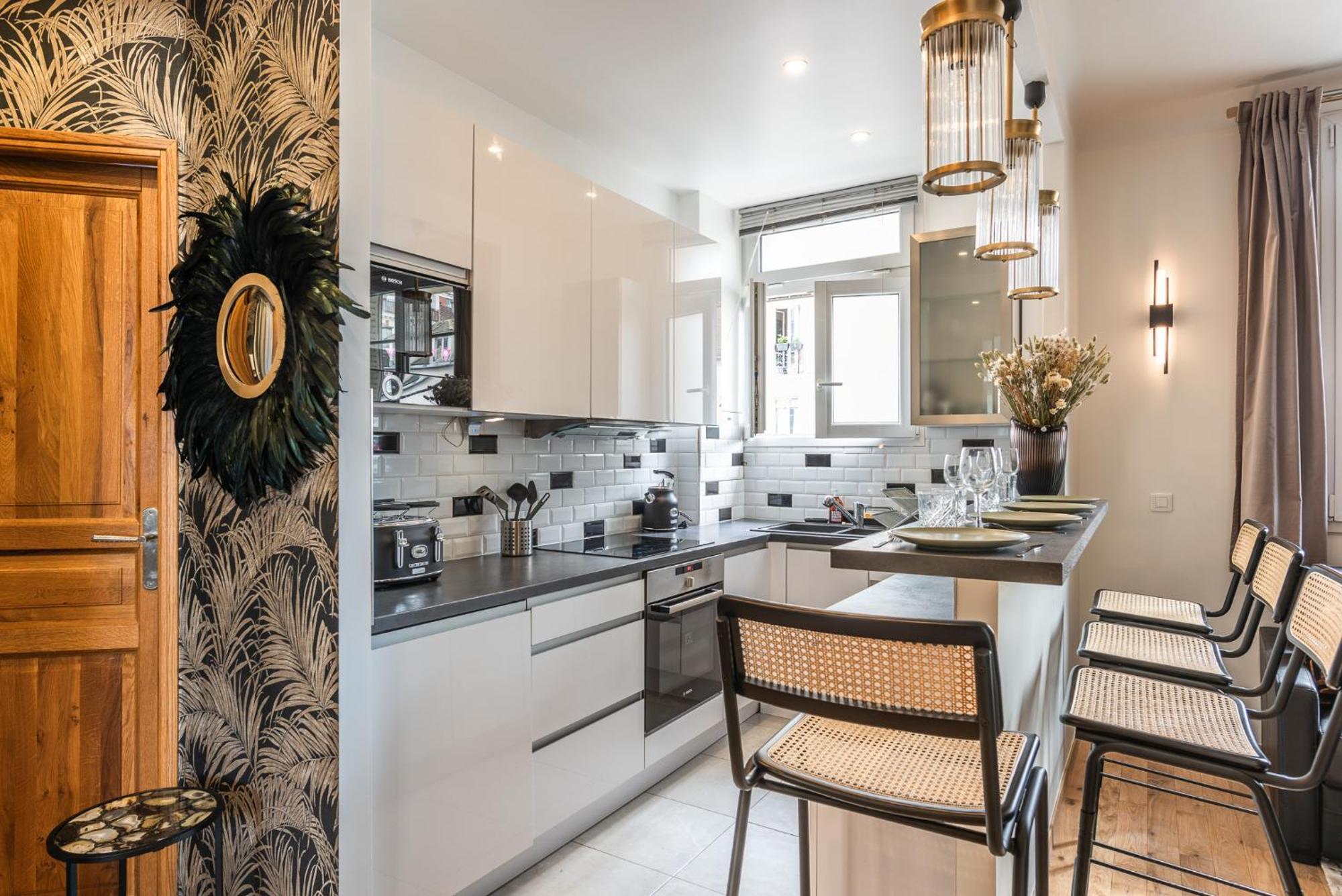 Cosy & Design 4 Guests - Eiffel Tower Appartement
